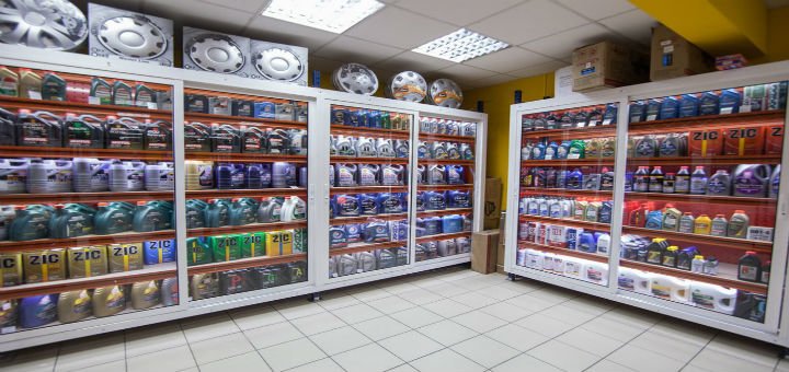 Масла и фильтры в магазине «База Автозвука» по акции
