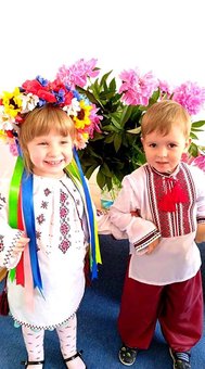 The study of Ukrainian culture in the kindergarten "Businki" in the Dnieper. Bring the baby for the action.