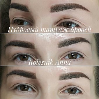 Татуаж брів у anni Kolesnik Studio у Харкові. Робіть за акцією.