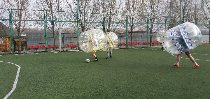 Игра BumperBall в Днепре. Записывайтесь по акции