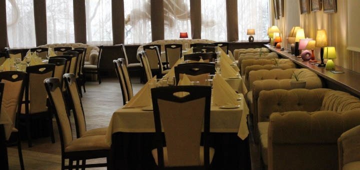 Restaurant of the black sea park shevchenko hotel. come with a discount