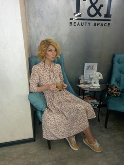 Стрижка с укладкой волос в салоне красоты «TI Beauty Space» в Киеве по акции