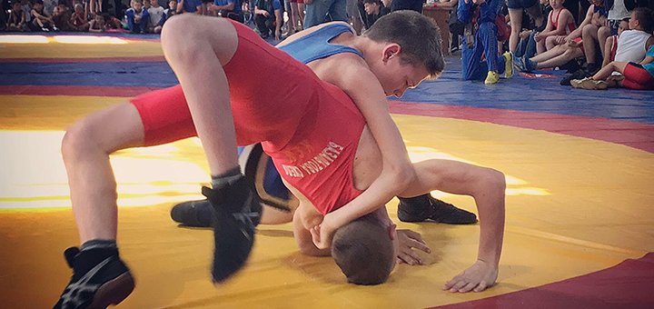 Competitions in the &quot;school of greco-roman wrestling for children&quot; in kiev. sign up for the promotion.