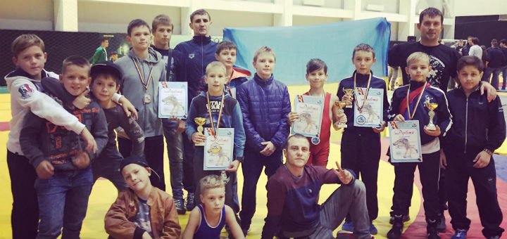 Greco-roman wrestling competitions at the &quot;wrestling school&quot; in kiev. come to training for a promotion.