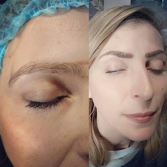 Microblading in Kiev from the master Oksana Karpenko. Sign up to the master at a discount