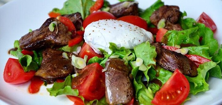 Салаты в ресторане «Trattoria Dovganini» в Киеве. Забронировать столик со скидкой.
