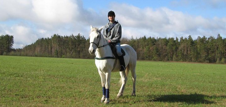 Horseback riding in the voyage equestrian club