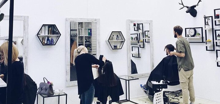 Скидка на стрижку в салоне красоты JAM hair studio