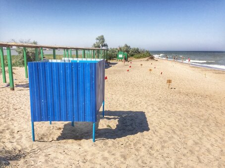 Beach of the children&#39;s sanatorium &quot;berdyansky&quot;