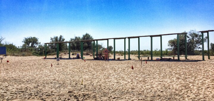 Beach of the children&#39;s sanatorium &quot;berdyansky&quot;