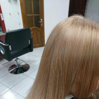Hair lamination in the beauty salon victoria slavyansk. sign up for hair lamination for a promotion