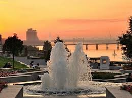 &quot;observation deck of the park. t. shevchenko &quot;dnipro