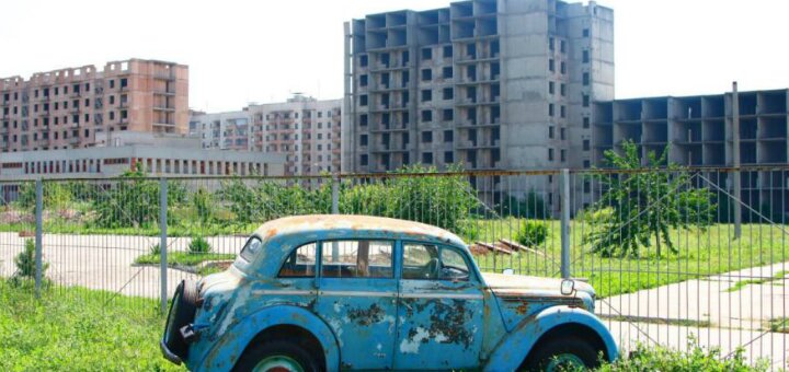 Заброшенный город «Долинское»