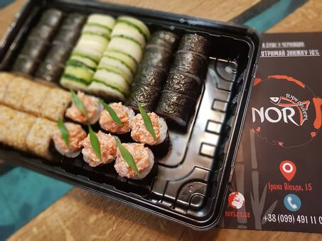 Доставка суші «nori», суші, роли, знижки, акції