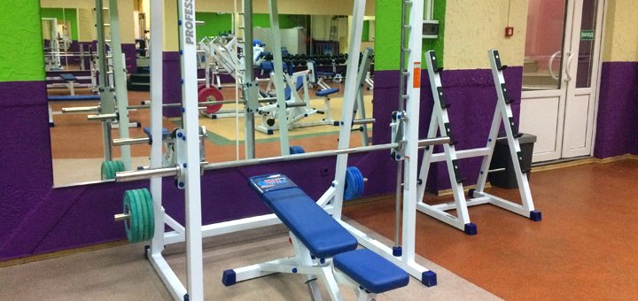 Unlimited training in the gym of the IRON fitness club in Kiev