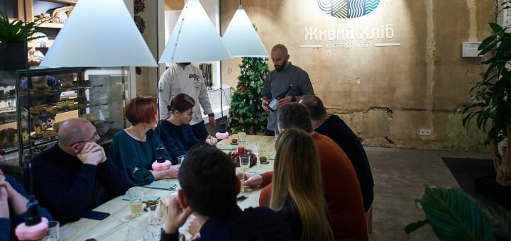 Discount on all menus in the Live Bread coffee shop in Lviv