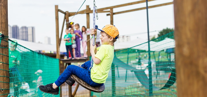 Rope park Children's period park. Buy an admission ticket for promotion 1
