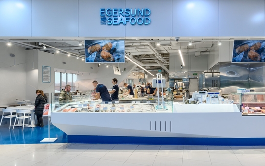 Магазин-ресторан egersund seafood. замовляйте страви по акції 7