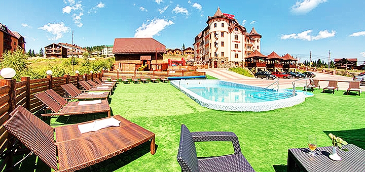 Mountain Crystal hotel in Bukovel. Rest on promotion 23