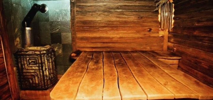 Cossack wood-fired bath in Kiev