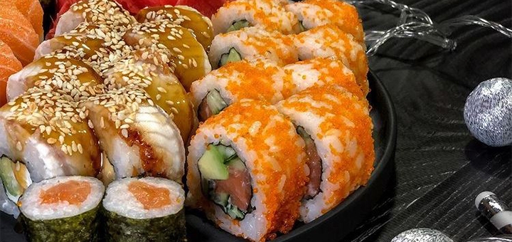 Yum-Num Sushi in the Dnieper. Order on promotion 1