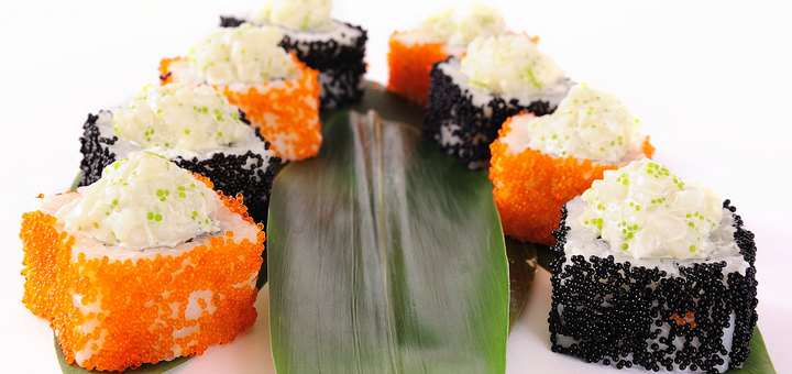 Discounts on sushi from the delivery service Freshtime1