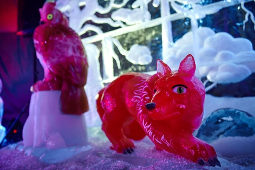 Immersive fairy tale exhibition of ice sculptures