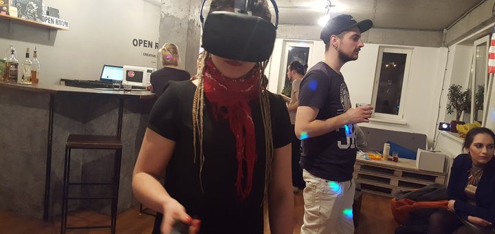 Игры виртуальной реальности в OPEN ROOM  от компании «VR Game» в Киеве. Бронируйте шлем виртуальной реальности по акции.