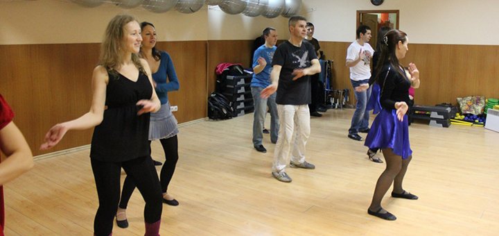 Dance school &quot;pina colada&quot; visit for promotion 2