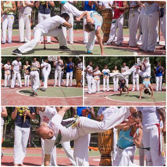 Capoeira school «Rabo De Arraia» in Kiev. Sign up for classes on the stock.