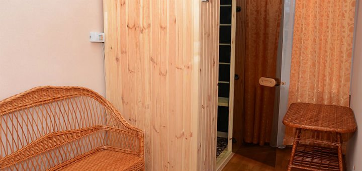 Sauna in the health center &quot;mriya&quot; in vorzel. take a course of cleansing the body according to the action.