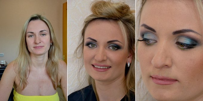 Makeup in the beauty salon "Eclipse" in Nikolaev. Make an appointment with a makeup artist.