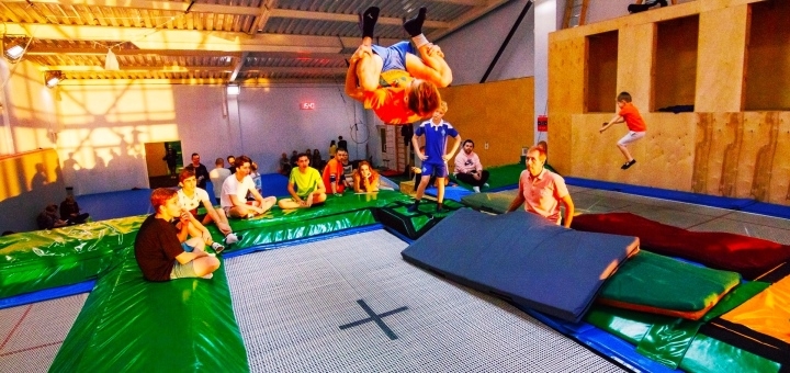 Trampolines "Jumping Hall" in Kiev