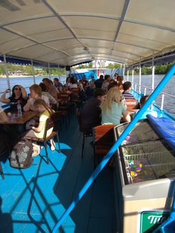 River walks on the motor ship «Yuryev» in Bila Tserkva. Order with a discount