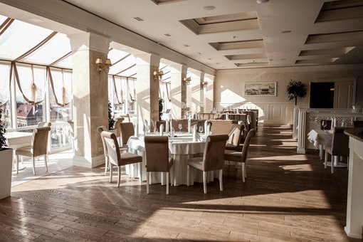 Restaurant at the Eurohotel in Lviv. Order by promotion