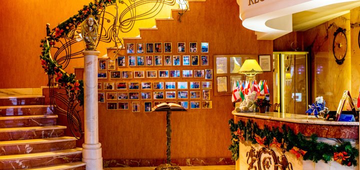 Interior at the Eurohotel in Lviv. Rent at a discount