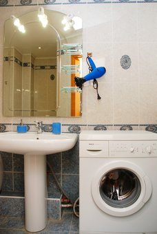 Ванная в 4-х комнатной квартире люкс «Wellcome24» в Киеве. Снимайте по скидке.