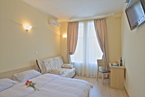 Стандартний двомісний номер в апарт-готелі «heart kiev apart hotel» в києві. забронювати номер по акції