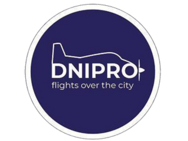 Flight over Dnipro
