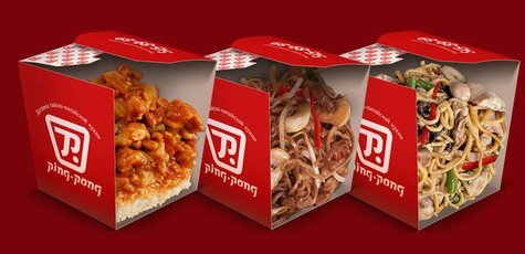 Второе блюдо в подарок от доставки еды «Ping-pong»