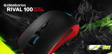 Мышь SteelSeries Rival 100 Dota 2 Edition -17%