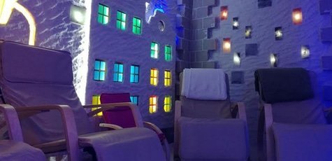 Посещение соляной комнаты в оздоровительном центре