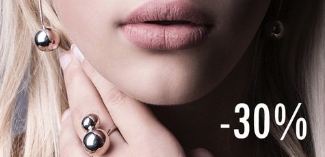 Скидка 30% на все изделия от магазина SILVEX 925