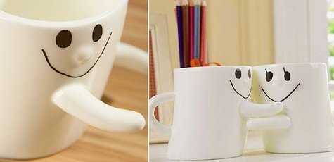  Чашки-обнимашки «HUG ME MUG» -50%!