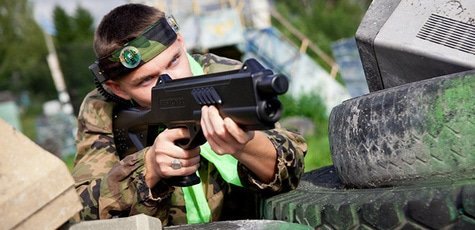 Один или два часа игры в лазертаг
