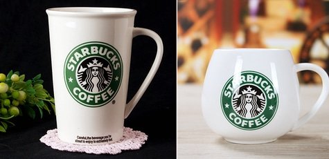 Керамические чашки STARBUCKS -40%!