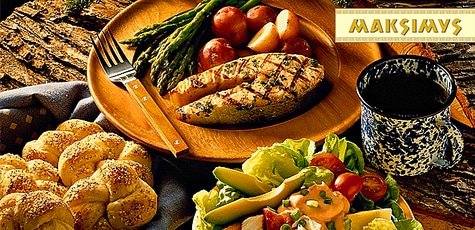 Скидка 50% на всю кухню в кафе «Maksimys» 