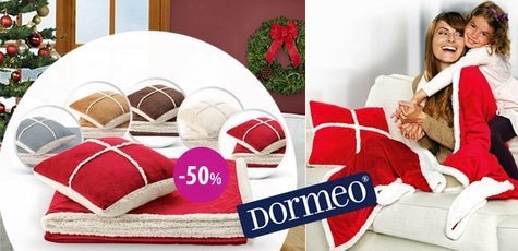 Комплект из одеяла и подушки Dormeo -50%!