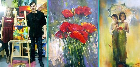 Уроки живописи в студии LOVE-ART -50%