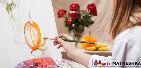 Занятия по живописи в студии «Матрешка» -69%!